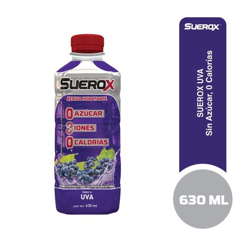 Bebida Hidratante Suerox Sin Azúcar Uva -630 ml