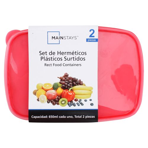 Set De Hermeticos Plasticos Surtidos