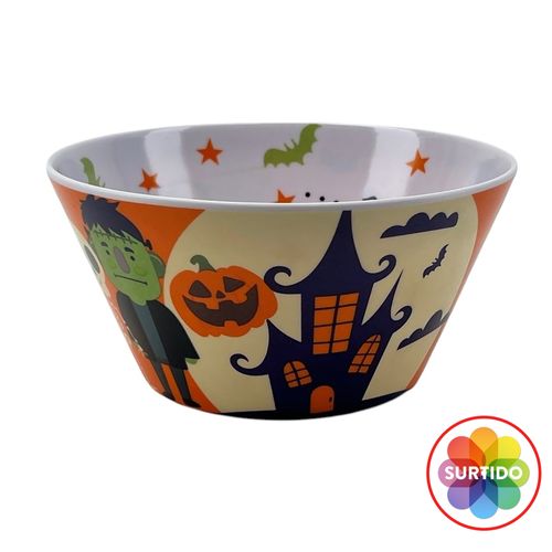 Bowl Way To Celebrate Halloween de melamina - 5 pulgadas