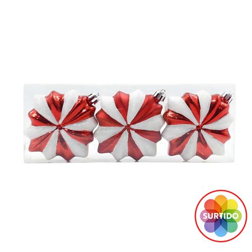 Adorno Holiday Time árbol navideño - 3 Uds