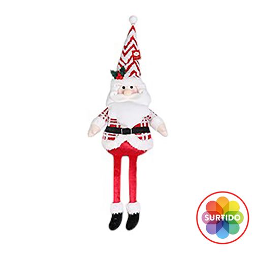 Figura Holiday Time De Tela Sentada Diseño Surtido - 50 cm