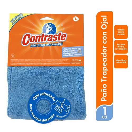 Contraste Pano Trapeador Ojal 1 Ea