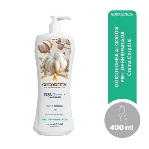 Crema Corporal Goicoechea Sérum con Semilla de Algodón Piel Deshidratada - 400 ml