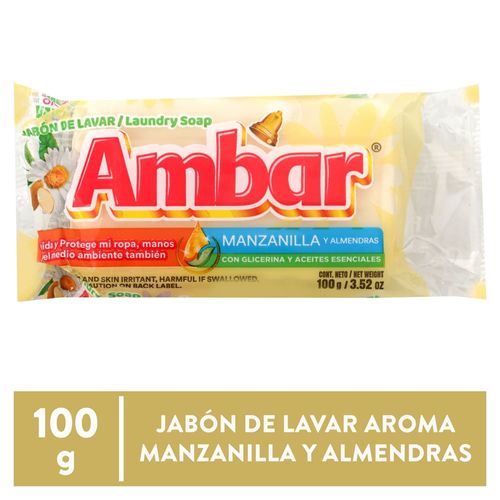 Jabon Ambar Manzanilla Almendra 100 G