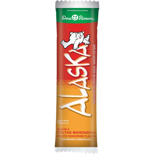 Paleta Dos Pinos Alaska Mandarina 75 g