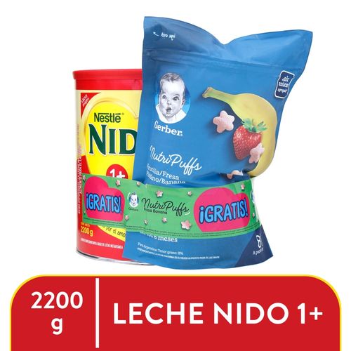 Nido Crecimiento 1mas Pack Snacks 2700gr