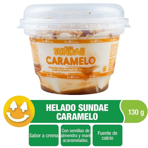 Helado Sundae Caramelo Dos Pinos 130 g