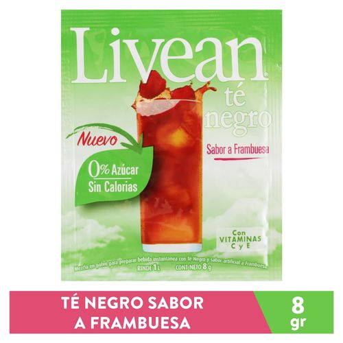 Livean Te Negro Frambuesa 8g