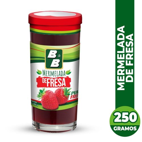 Mermelada B&B De Fresa Vaso - 250 g