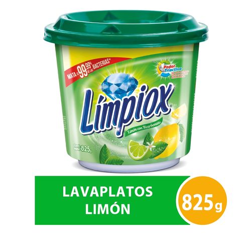 Crema Lavaplatos Limpiox Limón - 825 g