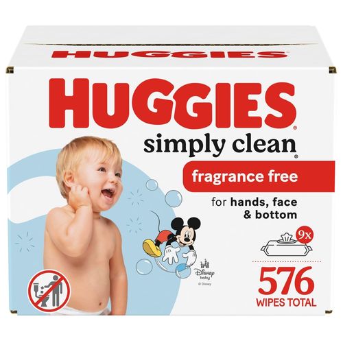 Toalla Humeda Hugg Simply  Clean 576ea