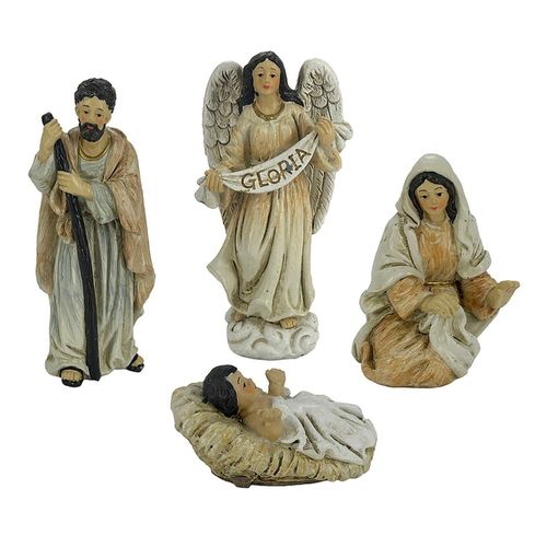 Adorno Holiday Time para nacimiento maria josé ó angel diseño de niño - 12 cm