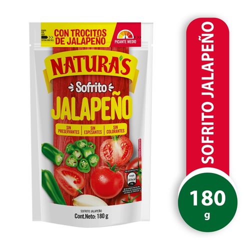 Sofrito Natura's Jalapeño en Salsa - 180 g