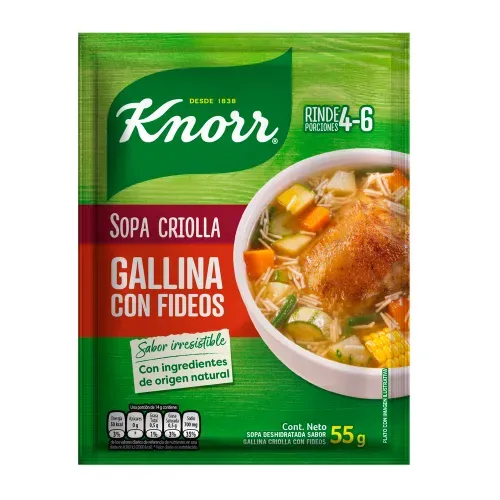 Sopa Knorr Gallina Criolla en Polvo - 54 g