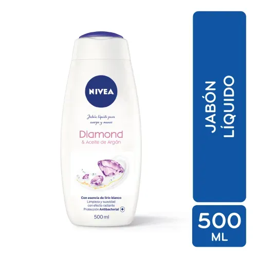 Jabón Nivea Líquido Diamond Touch - 500 ml