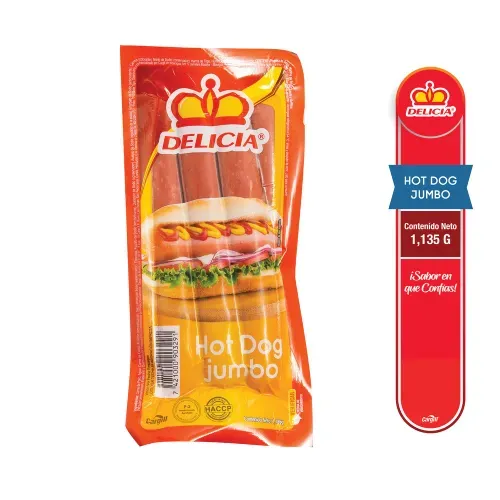 Hot Dog Delicia Jumbo - 2 5 Lb
