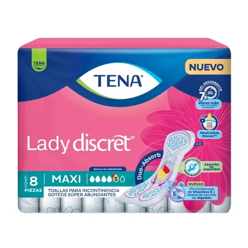 Lady Discret Tena Maxi 8s Ea