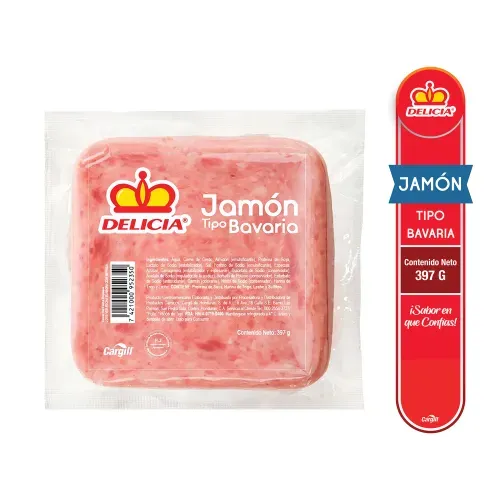 Jamón Delicia Bavaria - 397 g