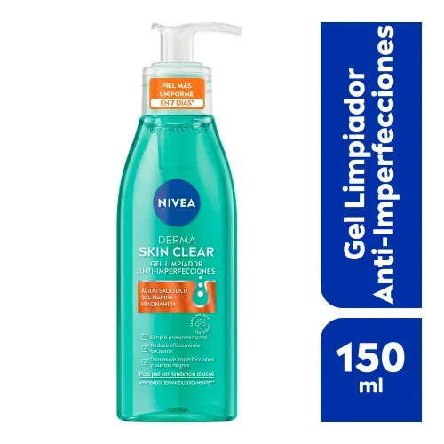 Gel Nivea Limpiador Anti Imperfec 150 Ml