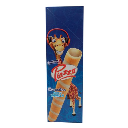 Piazza Jirafa Vainill Colomb 24pl 140g