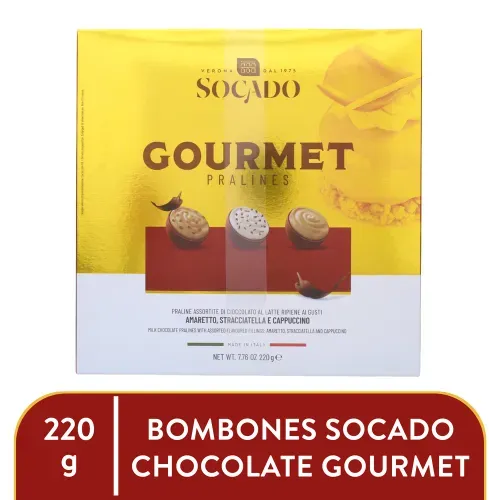 Bombones Socado De Chocolate Caja 220gr