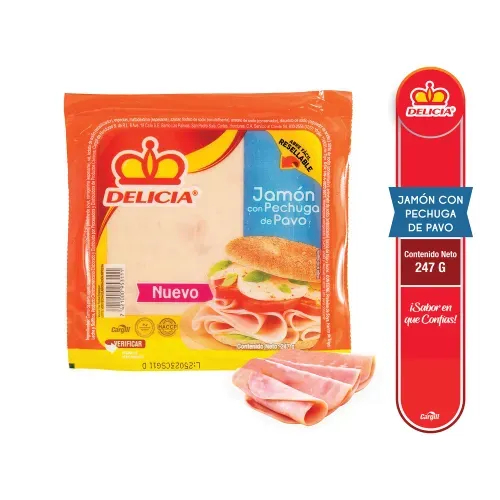 Jamón Delicia de Pavo - 247 g