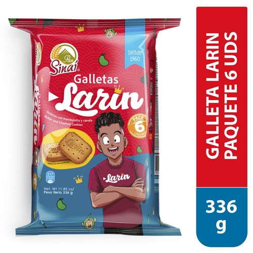 Galleta Larin 6 Pack - 336 g