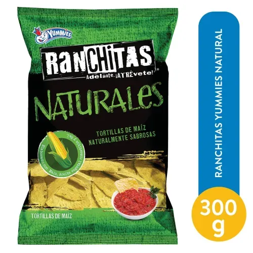 Boquitas Yummies Ranchitas Natural - 300 g