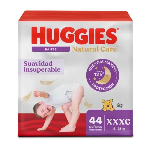 Pañales Huggies Natural Care Etapa 6/XXXG - 44 Unidades