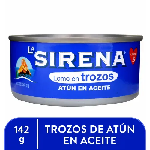 Atun En Trozos La Sirena Aceite 142gr