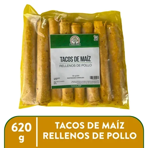 Taco Maiz Con Pollo Terra Verde Gr 8 Ea