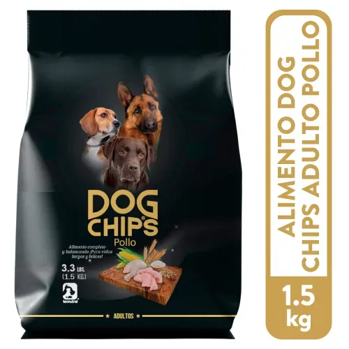 Alimento Dog Chips Adulto 1.5kg