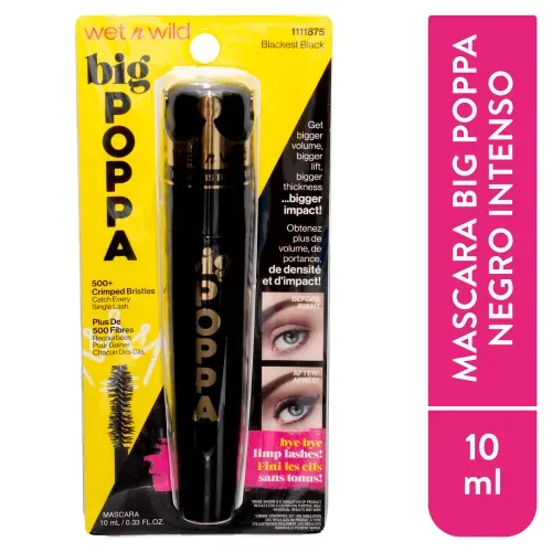 Accesorios Cosméticos Wet And Wild Mascara Wet n Wild Big Poppa 10 ml