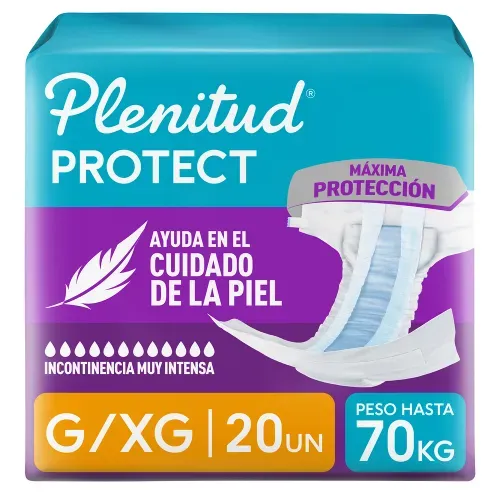 Pañales para Adulto Plenitud Protect G/XG - 20 Unidades