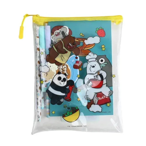 Bare Bears Set De Libreta Y Accesorios