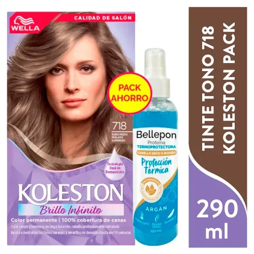 Tinte Tono 718 Koleston Pack 290 ml