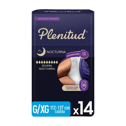 Pants para Adulto Plenitud Protect Plus Nocturna G/XG - 14 Unidades