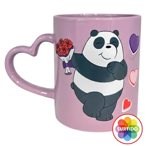 Pascua Warner Bros. Taza We Bare Bears 325ml San Valentin