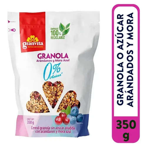 Granola Granvita 0 Azu Arandamora350gm