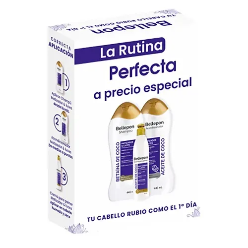 Pack Bellepon Sham Acon Matizador 1180ml