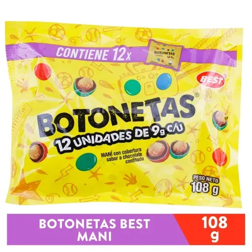 Botoneta De Mani 108gr