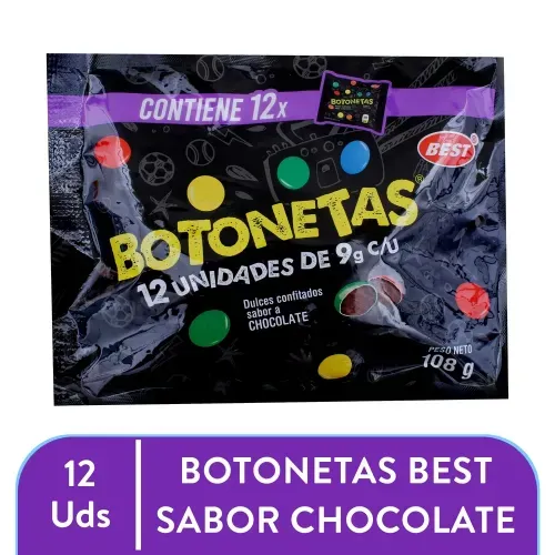 Botoneta De Chocolate 108gr