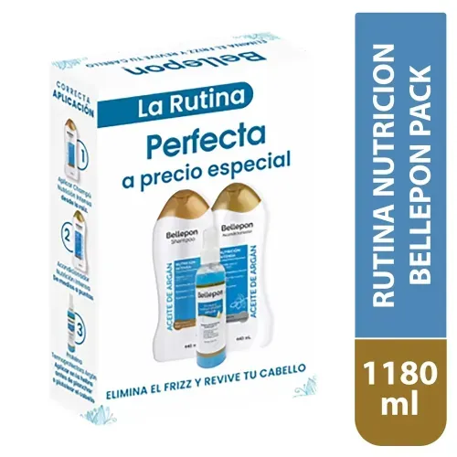 Pack Bellepon Nutricion Matizador 1130ml