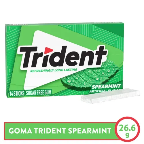 Goma Trident Spearmint 14 Uni 26.6 Gr