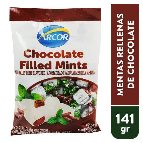 Caramelo Arcor Menta Chocolate 141g